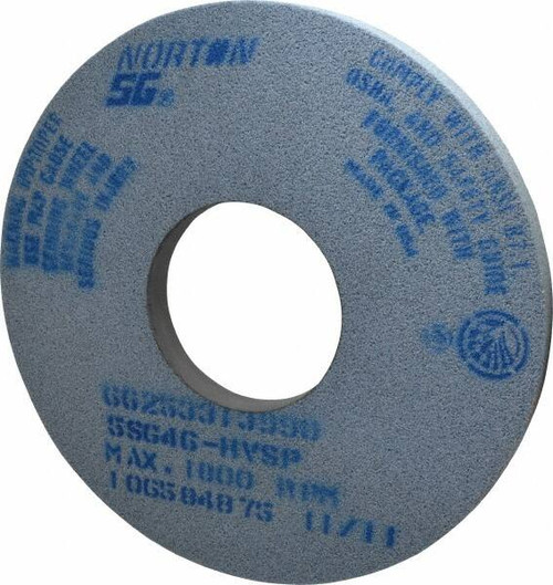 NORTON 66253313990 14" DIAM X 5" HOLE X 1" THICK, H HARDNES