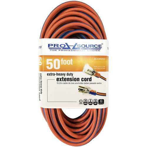 VALUE COLLECTION 73050WSOB 50', 14/3 GAUGE/CONDUCTORS, ORANGE/BLUE 