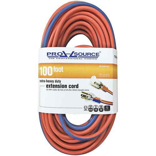 VALUE COLLECTION 74100WSOB 100', 12/3 GAUGE/CONDUCTORS, ORANGE/BLUE