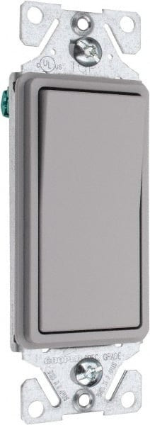 COOPER WIRING 7501GY-BOX 1 POLE, 120 TO 277 VAC, 15 AMP, COMMERCI