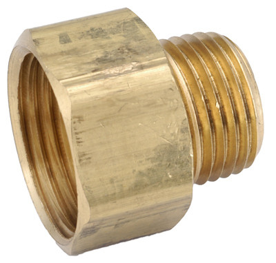 ANDERSON METAL CORP 757484-121208 GARDEN HOSE ADAPTER, LEAD-FREE BRASS, 3/