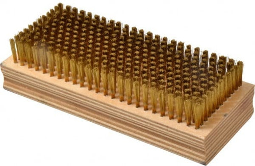 MADE IN USA 807 3/4" BRISTLE LENGTH, BRASS CLEANING & FI