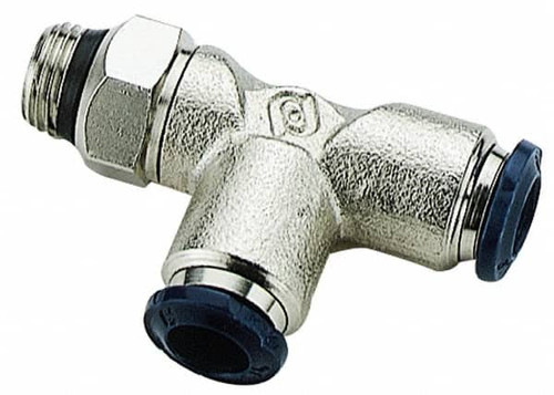 ALPHA TECH 87222-02-04 AIGNEP SWIVEL RUN TEE 87222-02-04, 1/8" 