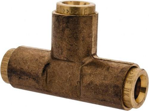 NORGREN 94451404M 1/4" OUTSIDE DIAM, BRASS PUSH-TO-CONNECT