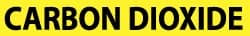 NMC A1037Y PIPE MARKER WITH CARBON DIOXIDE LEGEND A