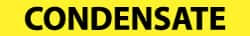 NMC A1062Y PIPE MARKER WITH CONDENSATE LEGEND AND N