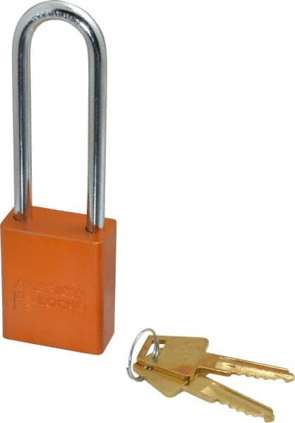 AMERICAN LOCK A1107KAORJ22348 KEYED ALIKE LOCKOUT PADLOCK