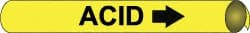 NMC A4001 PIPE MARKER WITH ACID LEGEND AND ARROW G