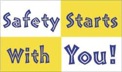 NMC BT523 SAFETY STARTS WITH YOU!, 60 INCH LONG X 
