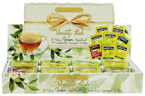BIGELOW TEA COMPANY BTC30568 PACK OF (64), BIGELOW GREEN TEA ASSORTME