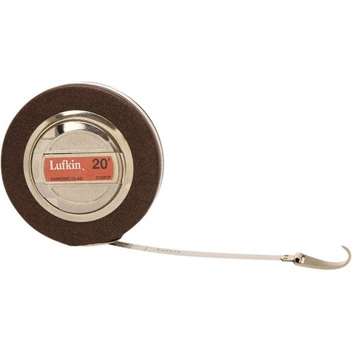 LUFKIN C106PMN 20' X 10MM SILVER STEEL BLADE TAPE MEASU