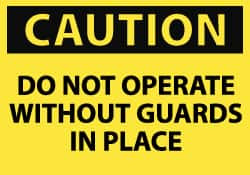 NMC C15R SIGNS CAUTION