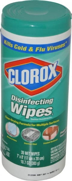CLOROX COMPANY CLO01593CT PRE-MOISTENED DISINFECTING WIPES
