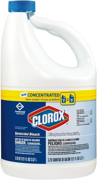 CLOROX COMPANY CLO30966CT CASE OF (3) 121-OZ BOTTLES BLEACH