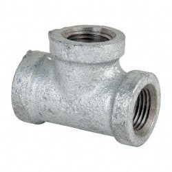 MADE IN USA D.NMT 1/2" GALVANIZED MALLEABLE IRON PIPE TEE