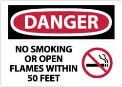 NMC D673PB DANGER - NO SMOKING OR OPEN FLAMES WITHI