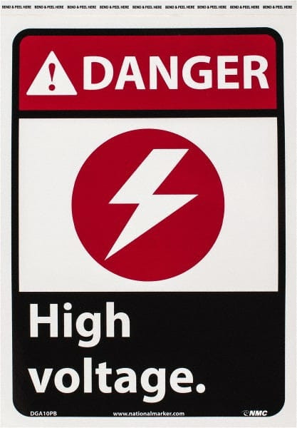NMC DGA10PB SIGNS DANGER