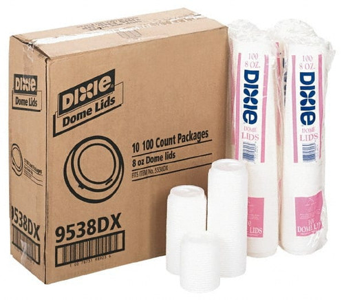 DIXIE PAPER PRODUCTS DXE9538DX PACK OF (1,000), DOME DRINK-THRU LIDS FO