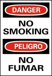 NMC ESD79RC DANGER - NO SMOKING, 20" LONG X 14" WIDE