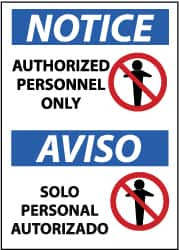 NMC ESN370AB NOTICE - AUTHORIZED PERSONNEL ONLY, 14" 