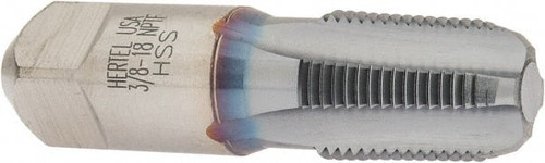 HERTEL G127383C-S 3/8-18 NPTF 4 FLUTE HIGH SPEED STEEL STA