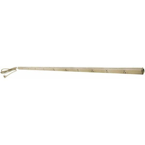 HUBBELL HBL20C315IV 10 OUTLETS, 125 VOLTS, 15 AMPS, 6' CORD,