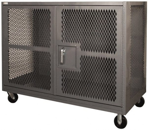 DURHAM MFG CO HTL-2448-DD-95 2,000 LB CAPACITY MESH SECURITY TRUCK