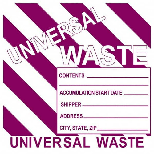 NMC HW31SL25 PACK OF 25 UNIVERSAL LABELS