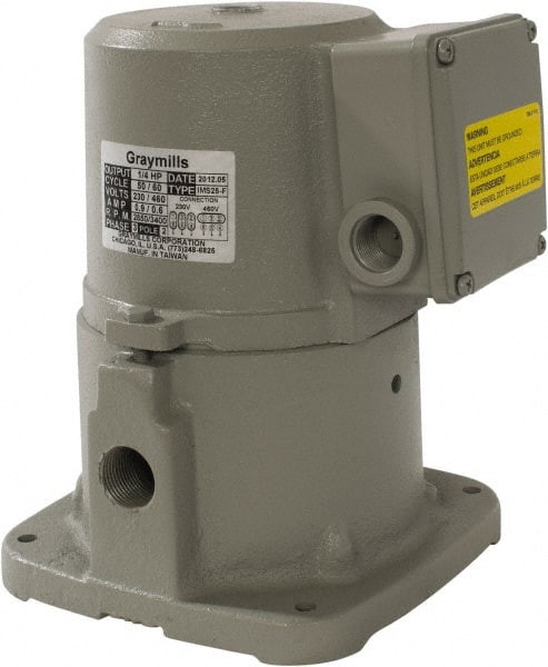 GRAYMILLS IMS25-F 230/460 VOLT, 1/4 HP, 3 PHASE, 3,450 RPM