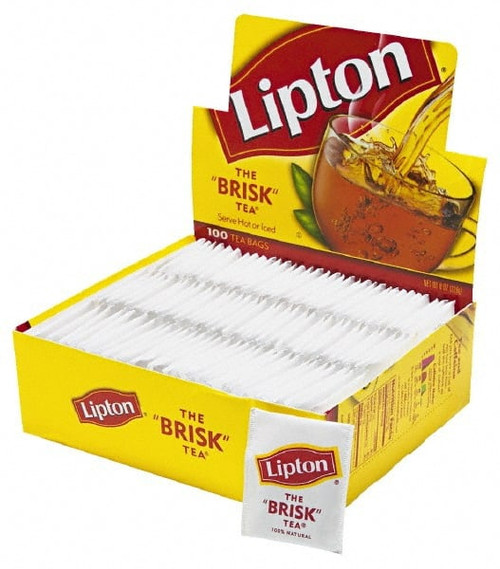 LIPTON LIP291 PACK OF 100 LIPTON REGULAR TEA BAGS