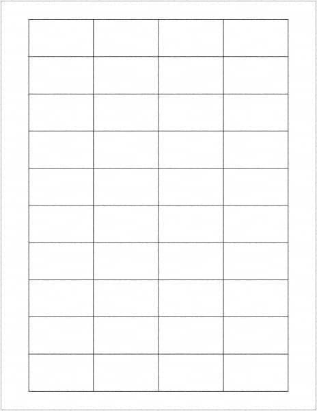 TAPE LOGIC LL161 1 3/4 X 1" WHITE RECTANGLE LASER LABELS