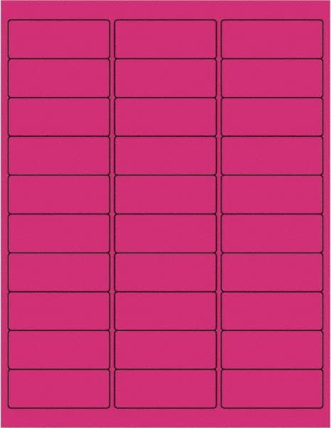 TAPE LOGIC LL405PK 2 5/8 X 1" FLUORESCENT PINK REMOVABLE RE