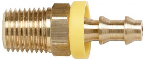 COILHOSE PNEUMATICS LRM0404 1/4" ID 1/4 NPT BARBED PUSH ON MALE CONN