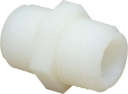 GREEN LEAF INC M 1200 1/2" NYLON PLASTIC PIPE HEX NIPPLE