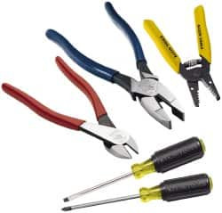 KLEIN TOOLS M2O39285KIT 5 PIECE ELECTRICIAN'S TOOL SET