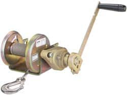 THERN M4032PB SPUR GEAR HAND WINCH,1000LB W/ BRAKE F