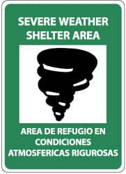 NMC M741AB SEVERE WEATHER SHELTER AREA, 14" LONG X 