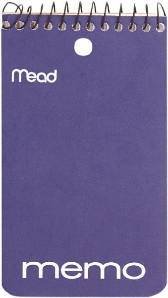 MEAD MEA45354 60 SHEET, 3 X 5", COLLEGE MEMO BOOK (TOP