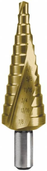 HERTEL MSC101702T 13 HOLE SIZES, 1/8 TO 1/2" HOLE DIAM HIG