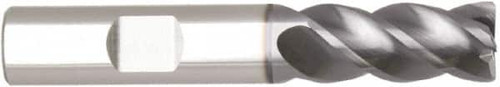 NIAGARA CUTTER N09942 1/2" DIAM 4 FLUTE SINGLE END SOLID CARBI