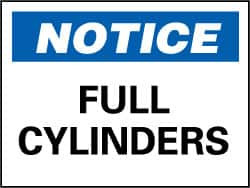 NMC N26P NOTICE - FULL CYLINDERS, 7" LONG X 10" W