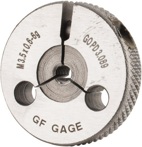 GF GAGE R0350606GGK M3.5X0.6 GO SINGLE RING THREAD GAGE