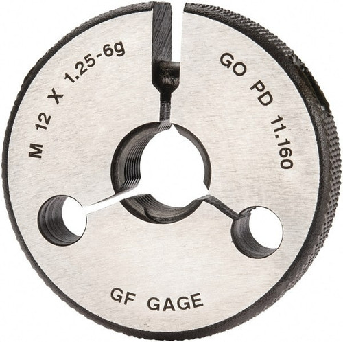 GF GAGE R1201256GGK M12X1.25 GO SINGLE RING THREAD GAGE