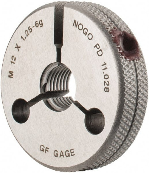 GF GAGE R1201256GNK M12X1.25 NO GO SINGLE RING THREAD GAGE