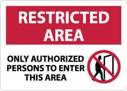 NMC RA24RB RESTRICTED AREA - ONLY AUTHORIZED PERSON