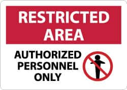 NMC RA5AB RESTRICTED AREA - AUTHORIZED PERSONNEL O