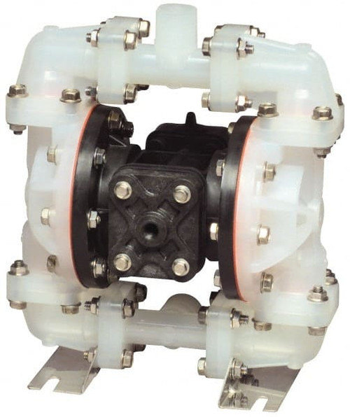 SANDPIPER S05B1S1WANS000. DOUBLE DIAPHRAGM PUMP, STAINLESS STEEL, 