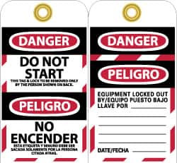 NMC SPLOTAG15 10 QTY 1 PACK 3" HIGH X 6" LONG, DANGER 