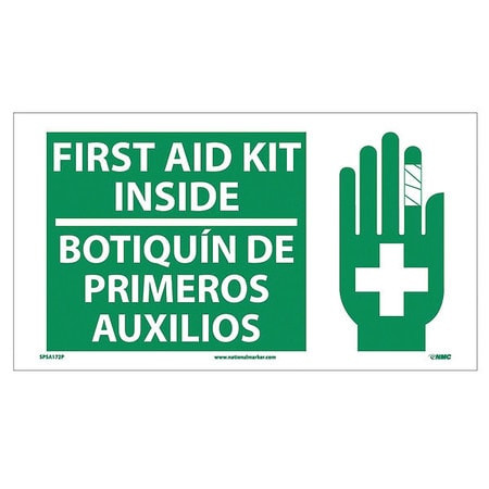 NMC SPSA172P FIRST AID KIT INSIDE, 10" LONG X 18" WID