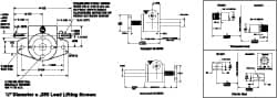 DUFF-NORTON TM2555-3 1/4 TON CAPACITY, 3" LIFT HEIGHT, UPRIGH